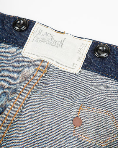 Black Sign 1920s 9 oz Death Valley Waist-Overalls - Dark Indigo - Standard & Strange