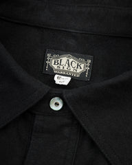 Black Sign 1920s Cow Boy Flannel Shirt - Midnight Black - Standard & Strange