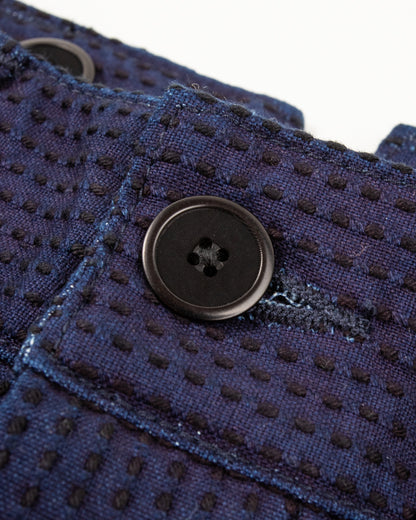 Black Sign 1920s "Sashiko" Montgomery Trousers - Deep Indigo - Standard & Strange