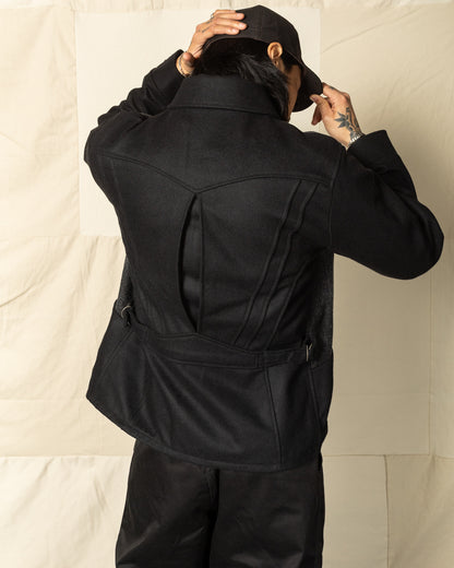 Black Sign 1930s 2-Tone Sports Jacket - Rat Gray Ombre Check - Standard & Strange