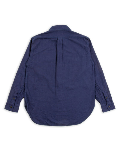 Black Sign 1930s 5.5oz Indigo Dobby Solder Shirt - Dark Indigo - Standard & Strange