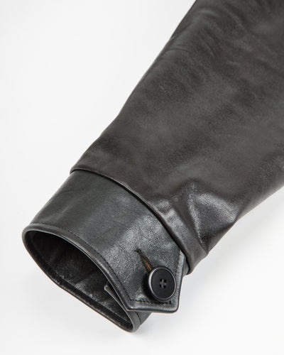 Black Sign 1930s Howard Jacket - Silky Black - Standard & Strange