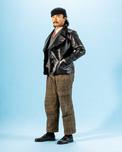 Black Sign 1930s Howard Jacket - Silky Black - Standard & Strange