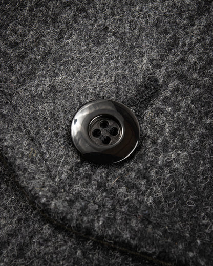 Black Sign 1940s 2-Way Field Jacket - Rat Gray Ombre Check - Standard & Strange