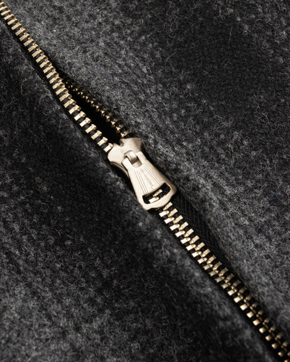 Black Sign 1940s 2-Way Field Jacket - Rat Gray Ombre Check - Standard & Strange