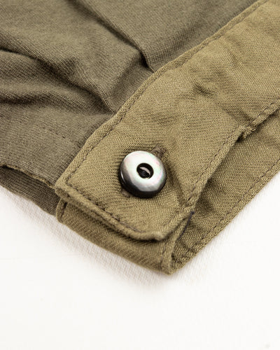 Black Sign 3/4 Sleeve Double Breasted Underwear - Soldier Green - Standard & Strange