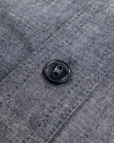 Black Sign 6.5oz Chambray US Navy Shirts - Royal Navy - Standard & Strange