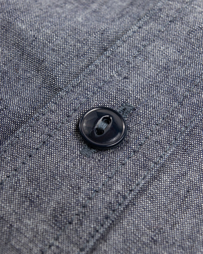 Black Sign 6.5oz Chambray US Navy Shirts - Royal Navy - Standard & Strange