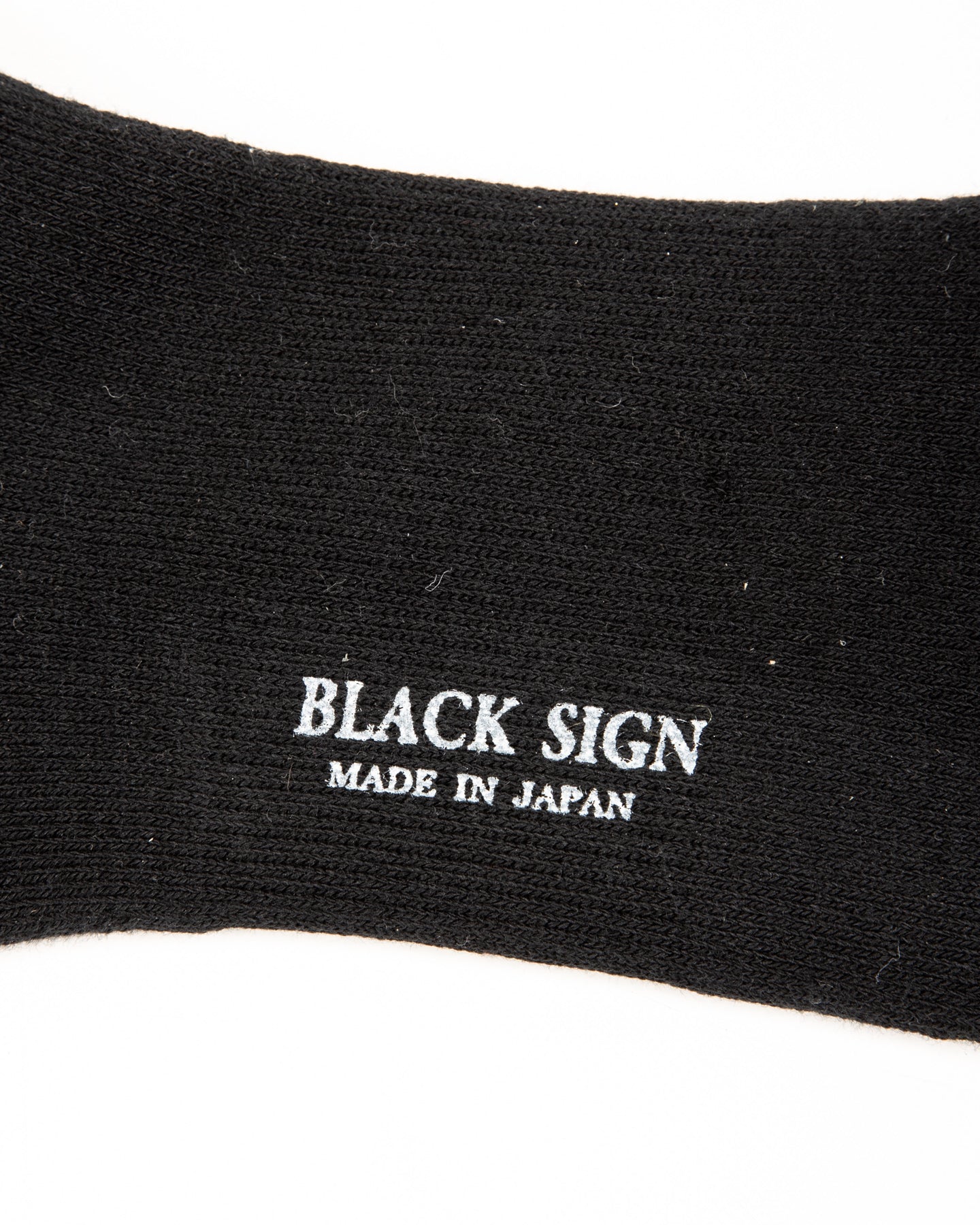 Black Sign BS Fit Boot Socks - Midnight Black - Standard & Strange