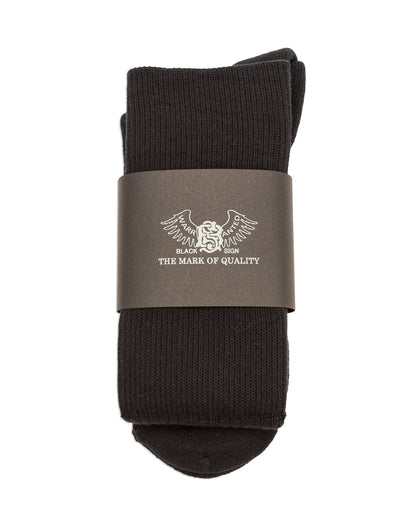 Black Sign BS Fit Boot Socks - Midnight Black - Standard & Strange