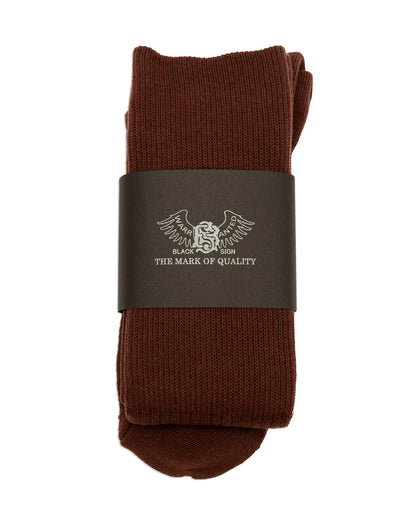 Black Sign BS Fit Boot Socks - Old Brown - Standard & Strange