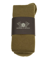 Black Sign BS Fit Boot Socks - Olive Drab - Standard & Strange