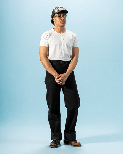 Black Sign BS Short Sleeve Amish Underwear - Salt White - Standard & Strange