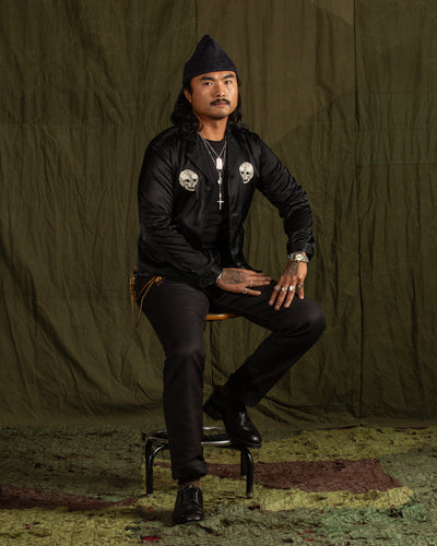 Black Sign BS Souvenir Jacket "Sharekoube" - Shady Black - Standard & Strange