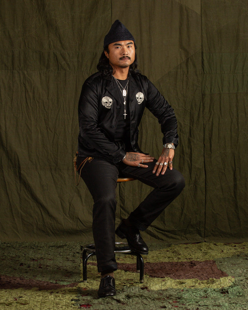 Black Sign BS Souvenir Jacket "Sharekoube" - Shady Black - Standard & Strange