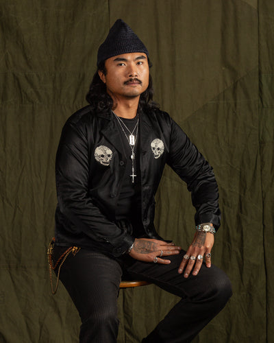 Black Sign BS Souvenir Jacket "Sharekoube" - Shady Black - Standard & Strange