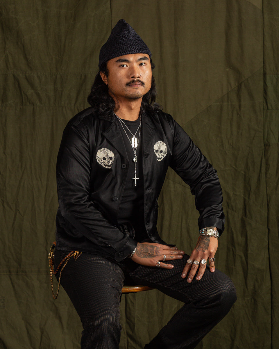 Black Sign BS Souvenir Jacket "Sharekoube" - Shady Black - Standard & Strange