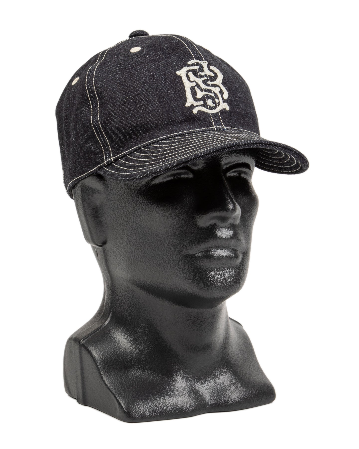 Black Sign BS Trucker Cap - Indigo Denim - Standard & Strange
