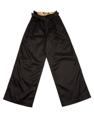 Black Sign Black Chino Wide Gurkha Pants - Midnight Black - Standard & Strange