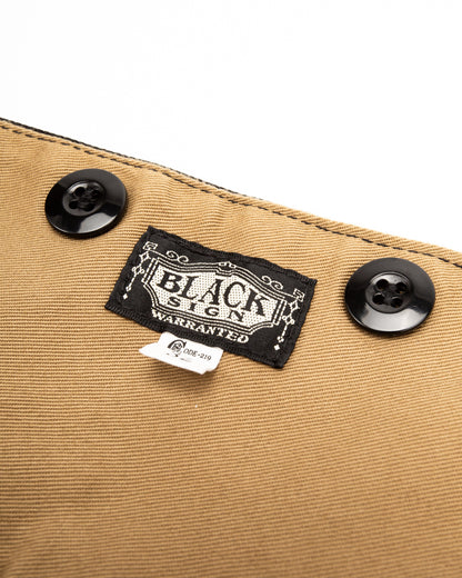 Black Sign Black Chino Wide Gurkha Pants - Midnight Black - Standard & Strange