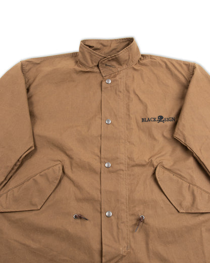 Black Sign British Oiled Cotton Rebel Coat - Oiled Khaki - Standard & Strange