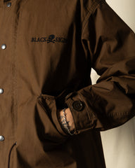 Black Sign British Oiled Cotton Rebel Coat - Oiled Khaki - Standard & Strange