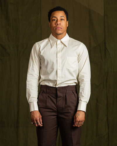 Black Sign Broadway Dress Shirt - Light Ivory - Standard & Strange