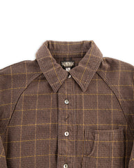 Black Sign Heather Plat Logger Shirt - Brown Plat - Standard & Strange