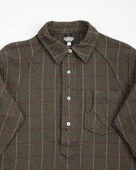 Black Sign Heather Plat Logger Shirt - Olive Plat - Standard & Strange