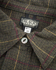 Black Sign Heather Plat Logger Shirt - Olive Plat - Standard & Strange