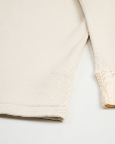 Black Sign Heavyweight 1920s Amish Sweater - Beige - Standard & Strange