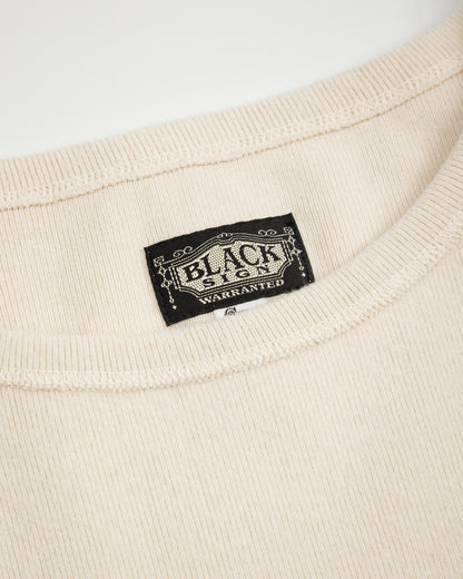 Black Sign Heavyweight 1920s Amish Sweater - Beige - Standard & Strange