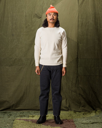 Black Sign Heavyweight 1920s Amish Sweater - Beige - Standard & Strange