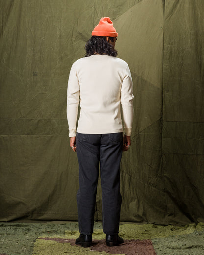 Black Sign Heavyweight 1920s Amish Sweater - Beige - Standard & Strange