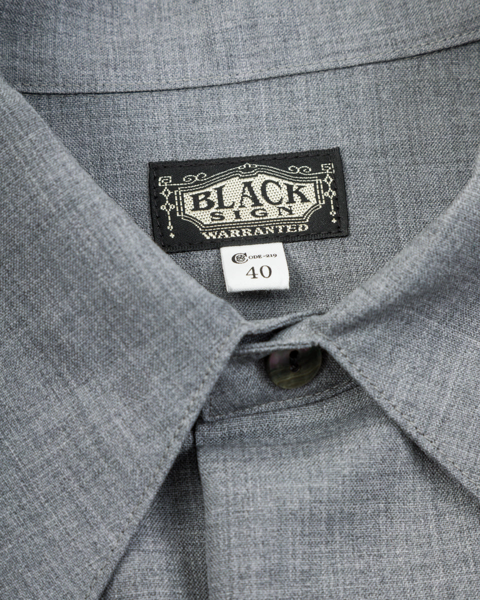 Black Sign Jonston Shirts "Lynx" - Smoke Gray - Standard & Strange