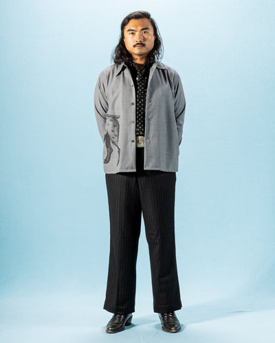 Black Sign Jonston Shirts "Lynx" - Smoke Gray - Standard & Strange