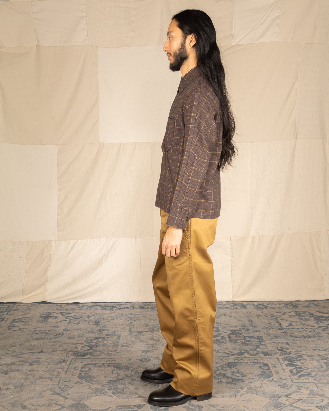 Black Sign Khaki Chino Trousers Type 2 - Beige - Standard & Strange