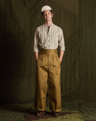 Black Sign Khaki Chino Wide Gurkha Pants - Field Beige - Standard & Strange