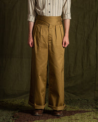 Black Sign Khaki Chino Wide Gurkha Pants - Field Beige - Standard & Strange