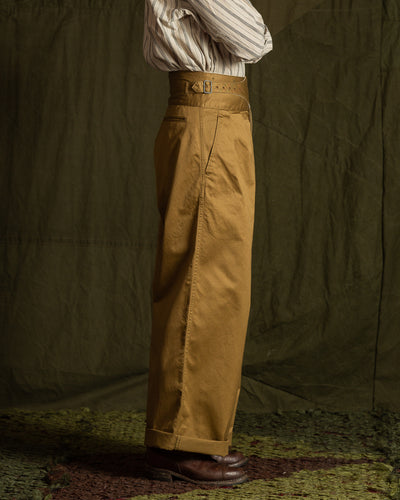 Black Sign Khaki Chino Wide Gurkha Pants - Field Beige - Standard & Strange