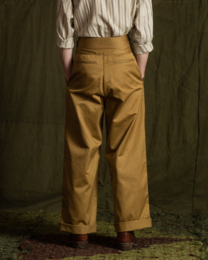 Black Sign Khaki Chino Wide Gurkha Pants - Field Beige - Standard & Strange