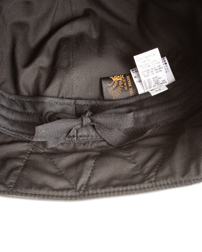 Black Sign Leather Aviator Cap - Mud Black - Standard & Strange