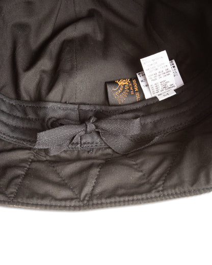 Black Sign Leather Aviator Cap - Mud Black - Standard & Strange