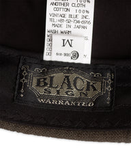 Black Sign Linen Canvas Antique B/B Cap - Hide Green - Standard & Strange