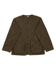 Black Sign Linen Canvas Shooting Jacket - Hide Green - Standard & Strange