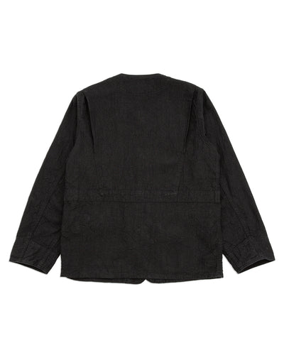 Black Sign Linen Canvas Shooting Jacket - Midnight Black - Standard & Strange