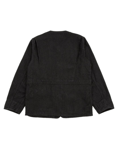 Black Sign Linen Canvas Shooting Jacket - Midnight Black - Standard & Strange