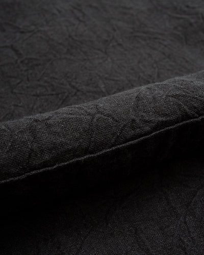 Black Sign Linen Canvas Shooting Jacket - Midnight Black - Standard & Strange