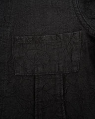 Black Sign Linen Canvas Shooting Jacket - Midnight Black - Standard & Strange