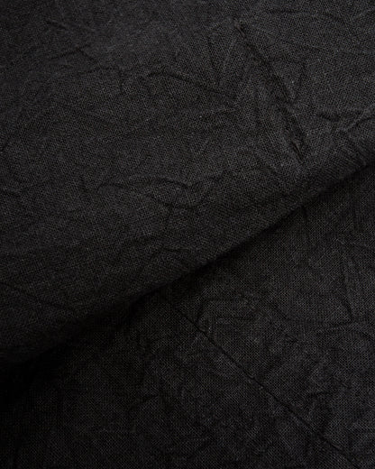 Black Sign Linen Canvas Shooting Jacket - Midnight Black - Standard & Strange